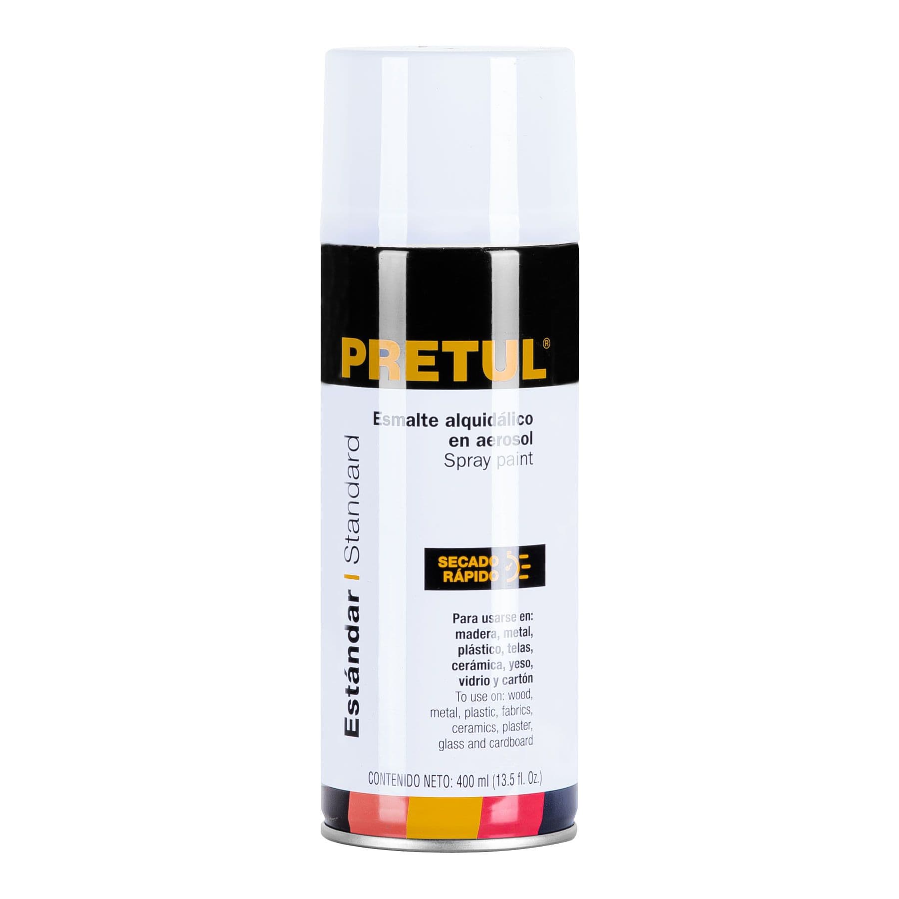 PINTURA EN AEROSOL, BLANCO BRILLANTE, PRETUL — Pretul