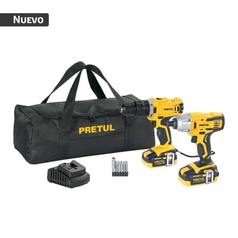 COMBO ROTOMARTILLO/DESTORNILLADOR IMPACTO INAL. 20 — Pretul
