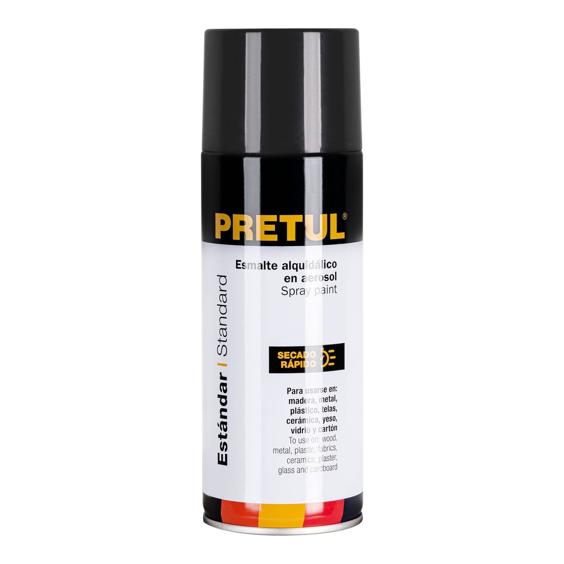 PINTURA (ESMALTE ACRÍLICO) EN AEROSOL, GRIS OBSCURO — Pretul