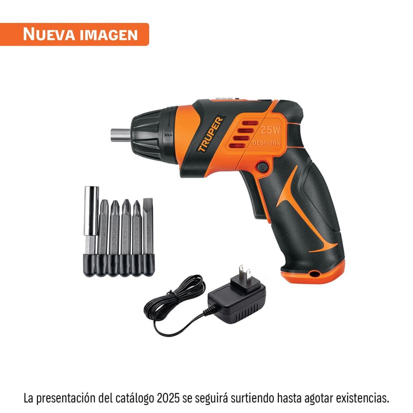 DESTORNILLADOR PROFESIONAL INALÁMBRICO,DOS POSICIO — Truper