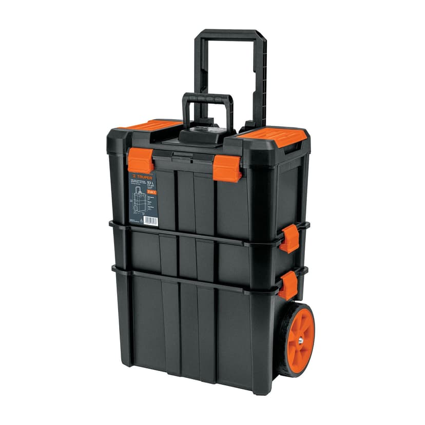 CAJA PARA HERRAMIENTA 19X25 3 EN 1 DESMONTABLE — Truper