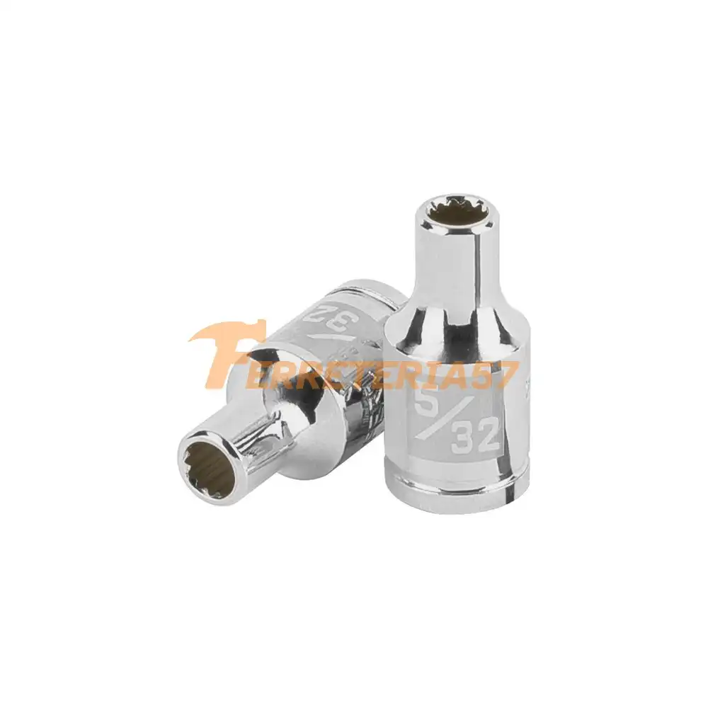 Dado de 5/32', 12 puntas, cuadro 1/4', Truper - 100917 - D-1405-B