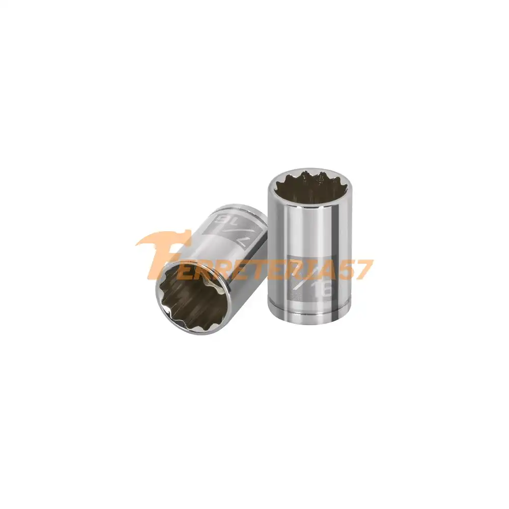 Dado de 7/16', 12 puntas, cuadro 1/4', Truper - 100962 - D-1414-B