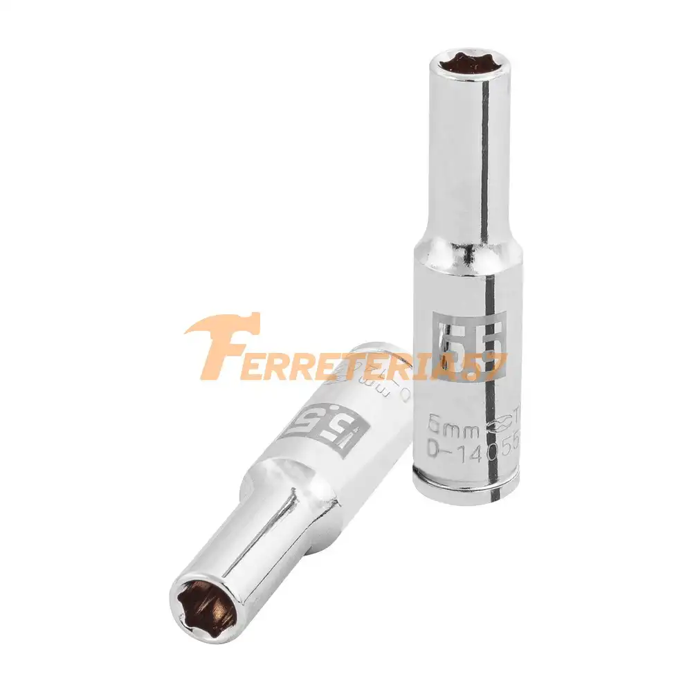 Dado largo de 5.5 mm, 6 puntas, cuadro 1/4', Truper - 100970 - D-14055-LM