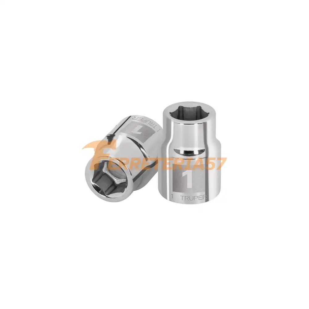 Dado de 1', 6 puntas, cuadro 3/4', Truper - 101016 - D-3432-H