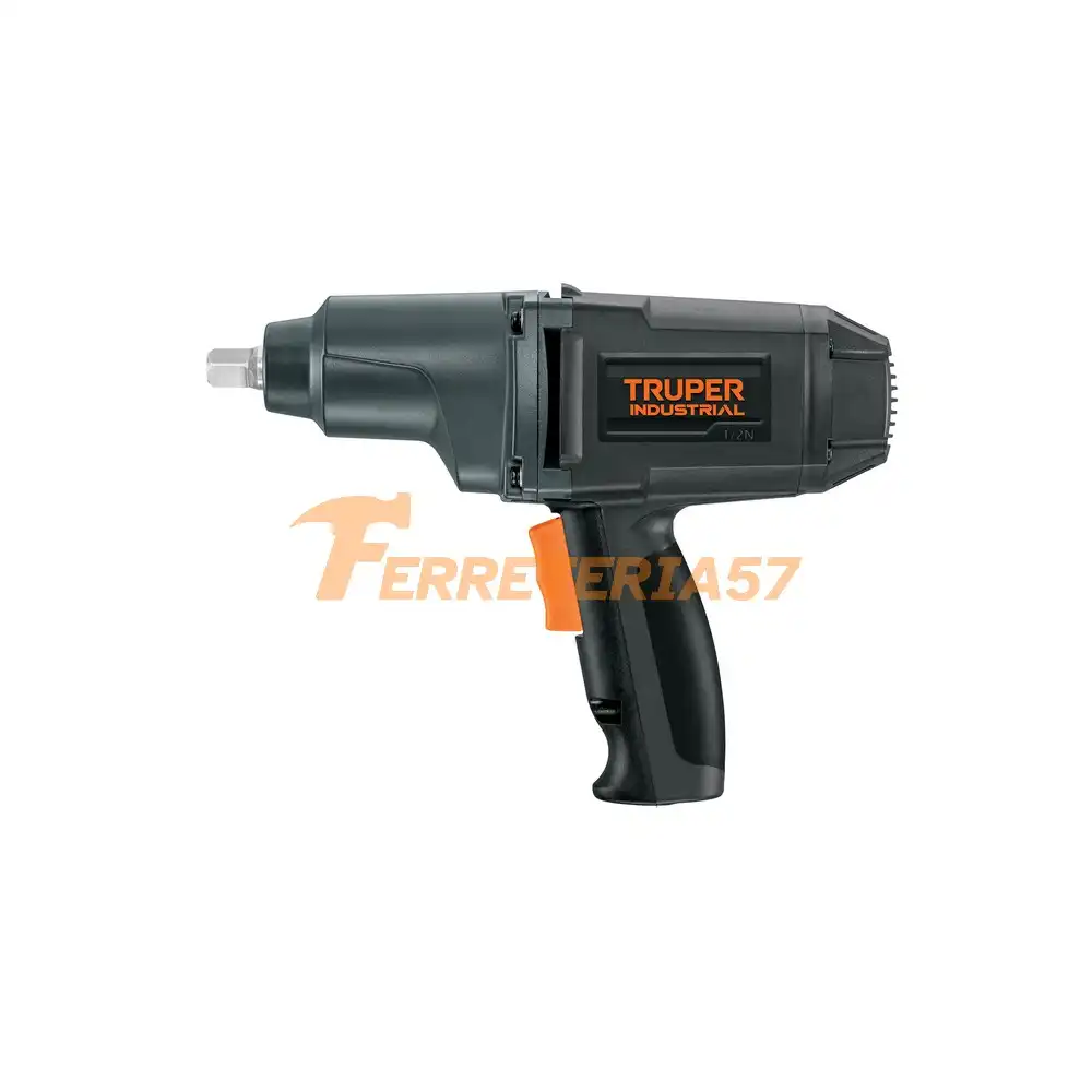Llave de impacto 1/2', 900W, 162 lb/ft, TRUPER INDUSTRIAL - 11682 - IMP-1/2N