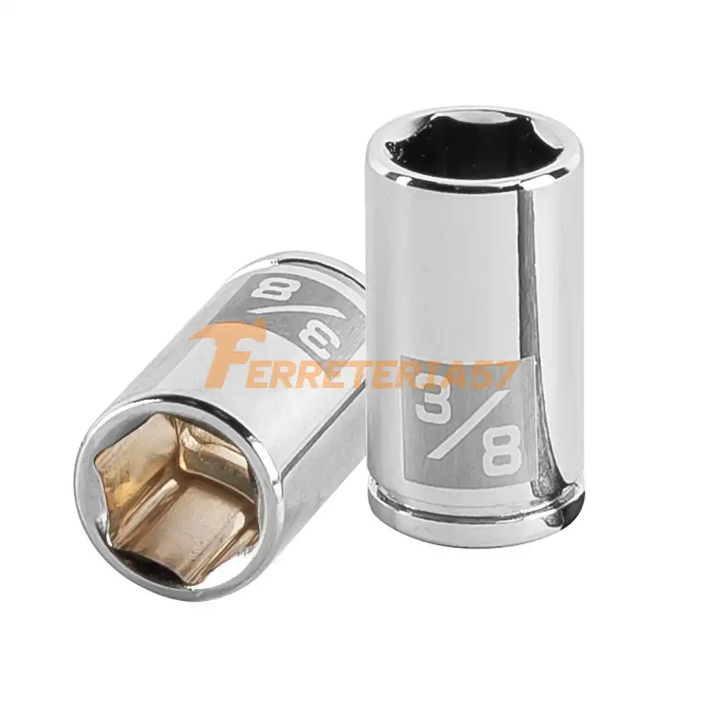 Dado de 3/8', 6 puntas, cuadro 1/4', Truper - 13160 - D-1412