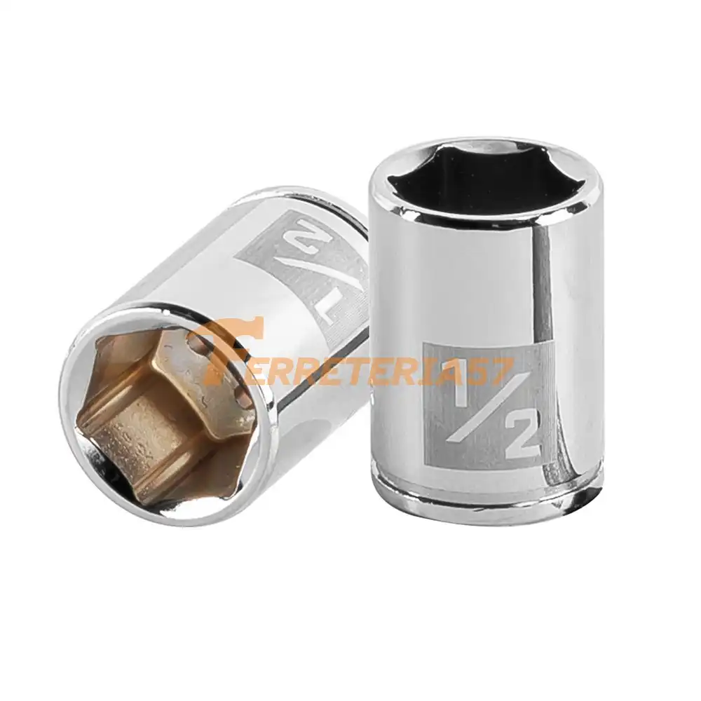 Dado de 1/2', 6 puntas, cuadro 1/4', Truper - 13162 - D-1416