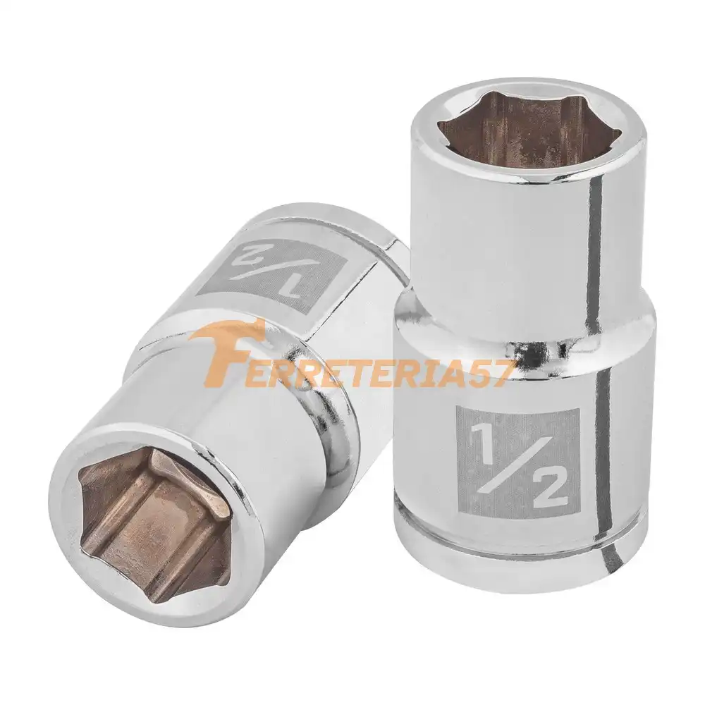 Dado de 1/2', 6 puntas, cuadro 1/2', Truper - 13232 - D-1216-H