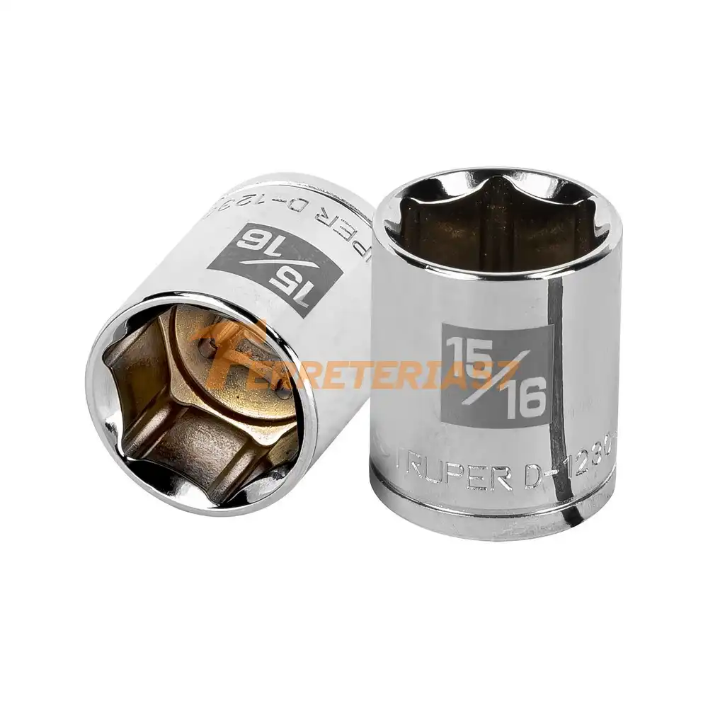 Dado de 15/16', 6 puntas, cuadro 1/2', Truper - 13239 - D-1230-H