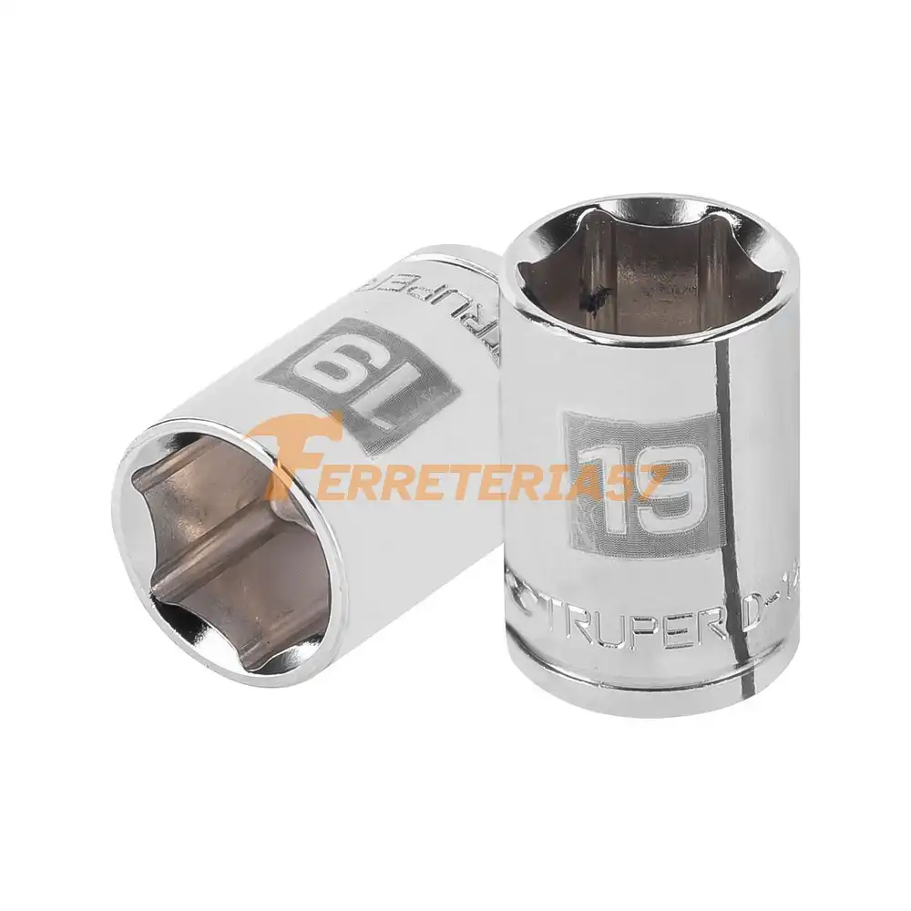 Dado de 19 mm, 6 puntas, cuadro 1/2', Truper - 13269 - D-1219-M