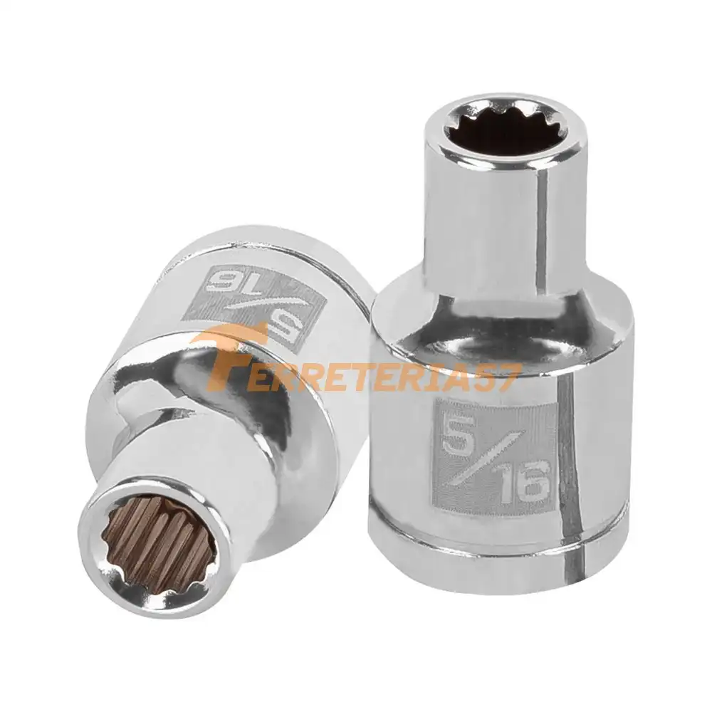 Dado de 5/16', 12 puntas, cuadro 1/2', Truper - 13299 - D-1210