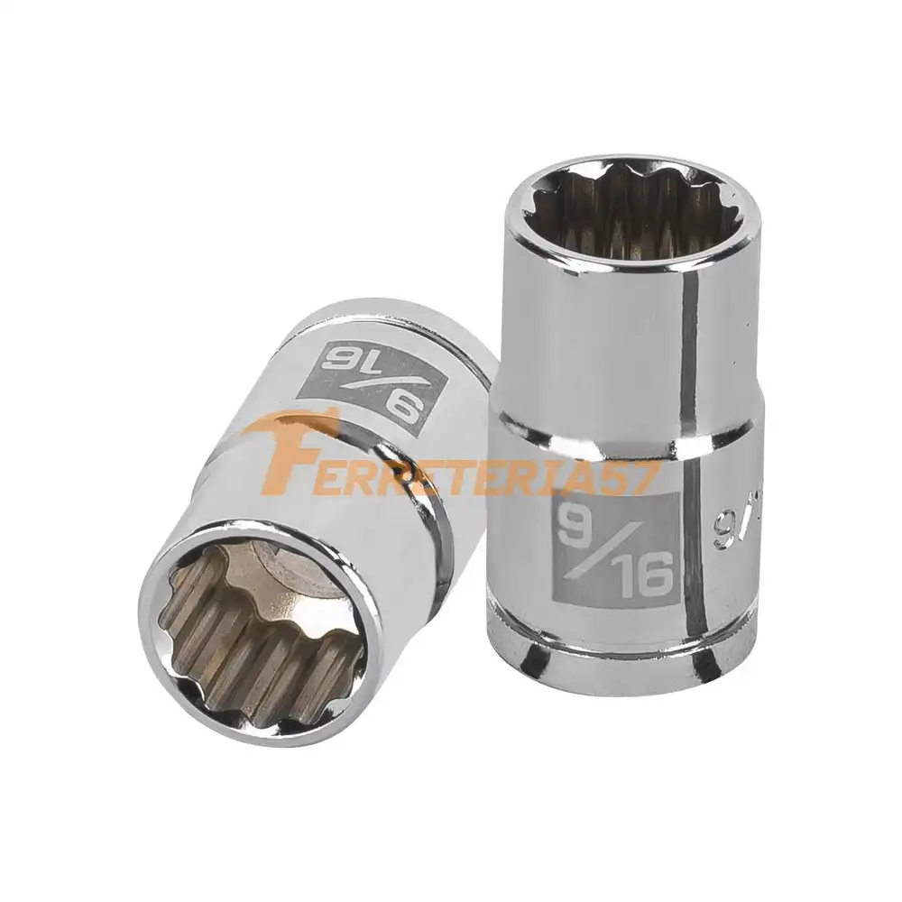 Dado de 9/16', 12 puntas, cuadro 1/2', Truper - 13303 - D-1218