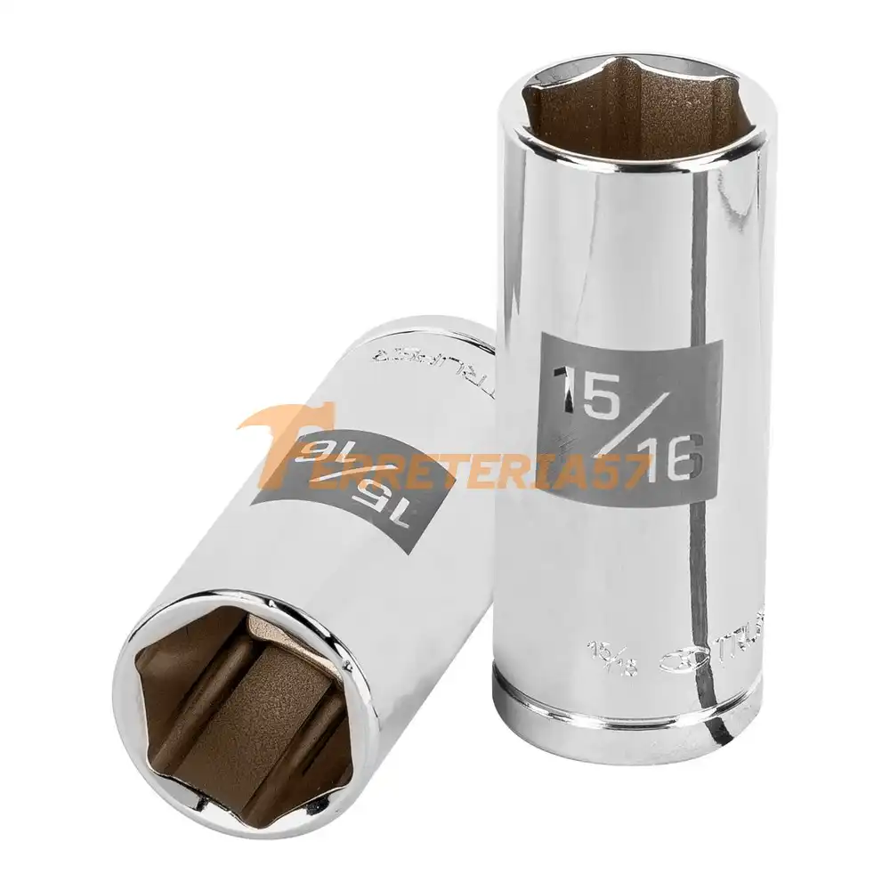 Dado largo de 15/16', 6 puntas, cuadro 1/2', Truper - 13332 - D-1230-HL