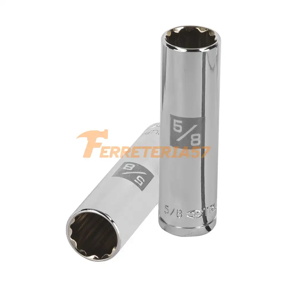 Dado largo de 5/8', 12 puntas, cuadro 1/2', Truper - 13362 - D-1220-EL