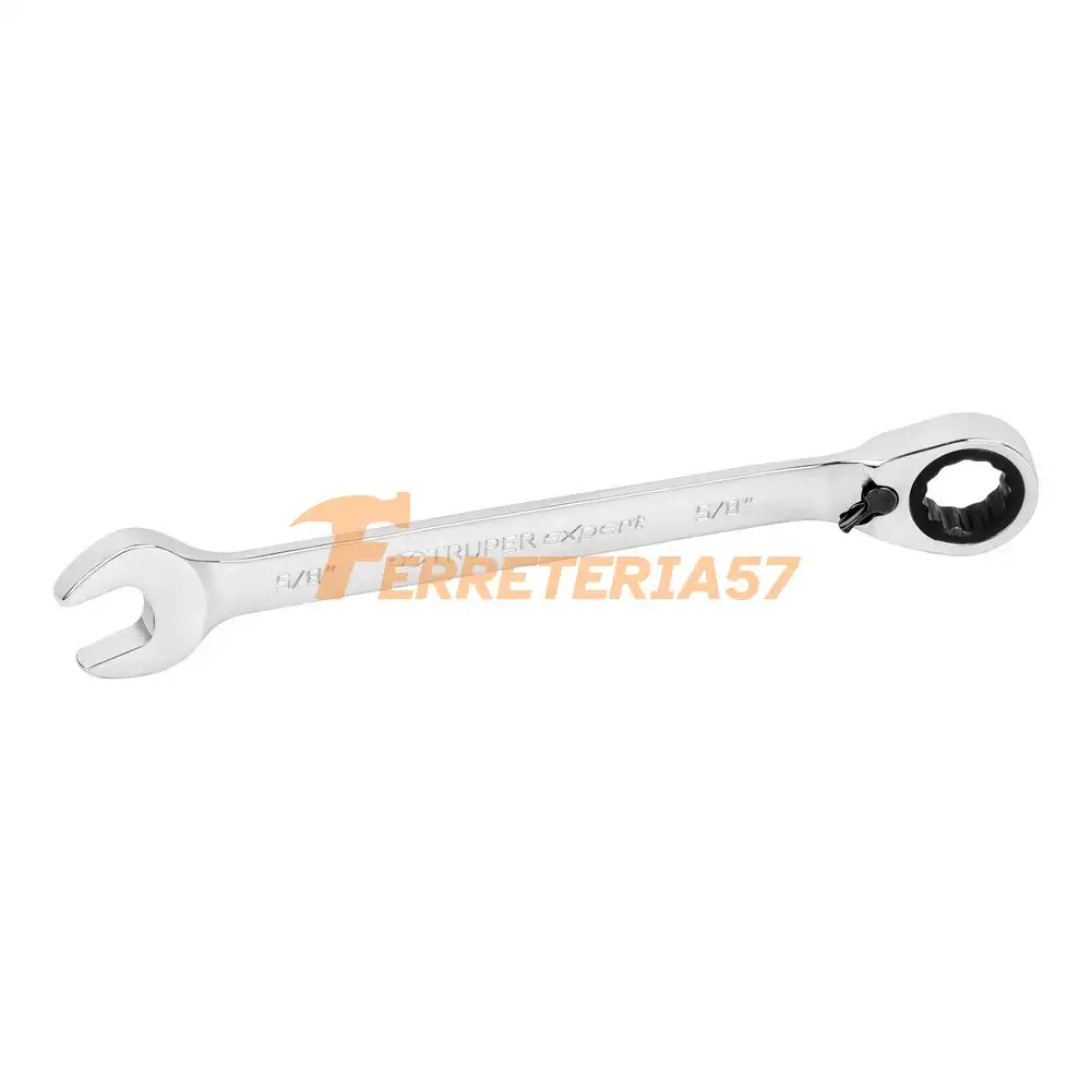 Llave combinada matraca reversible 5/8'x207 mm largo, Expert - 13549 - LL-2020XR
