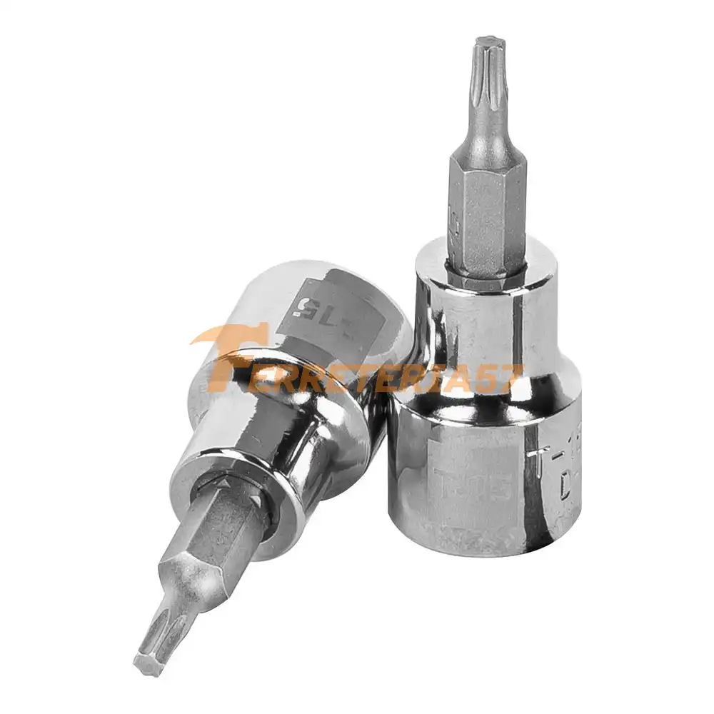 Dado punta torx T-15, cuadro 3/8', Truper - 13569 - D-523915-W