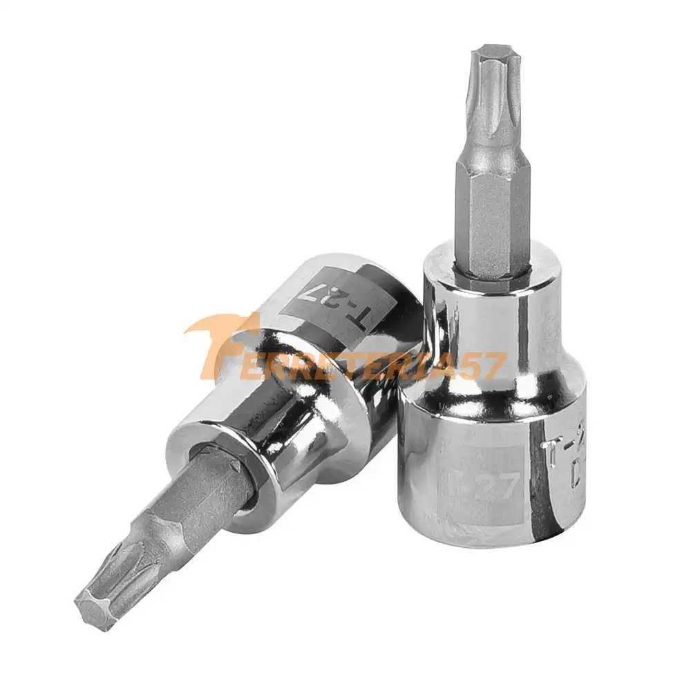Dado punta torx T-27, cuadro 3/8', Truper - 13572 - D-523927-W