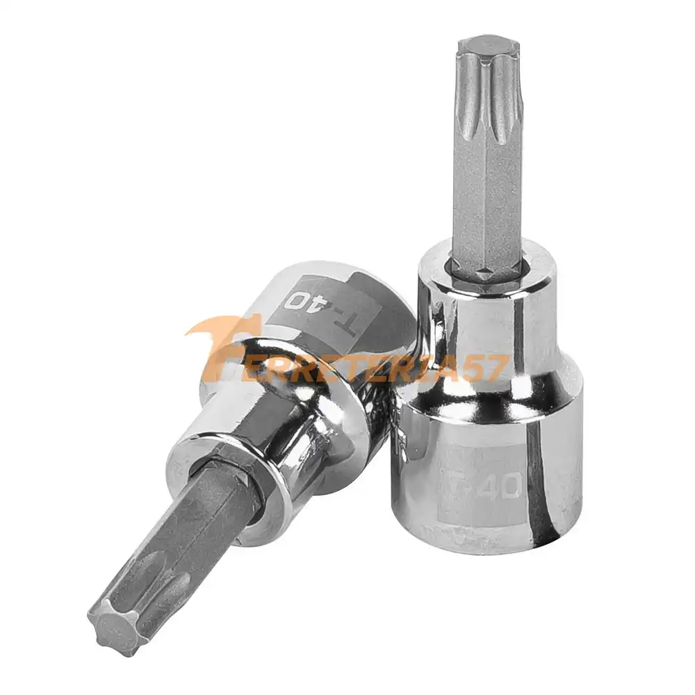 Dado punta torx T-40, cuadro 3/8', Truper - 13574 - D-523940-W