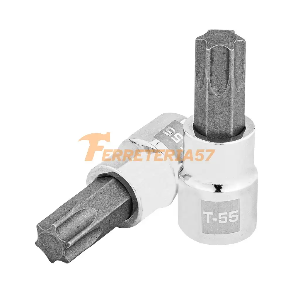 Dado punta torx T-55, cuadro 3/8', Truper - 13577 - D-523955-W