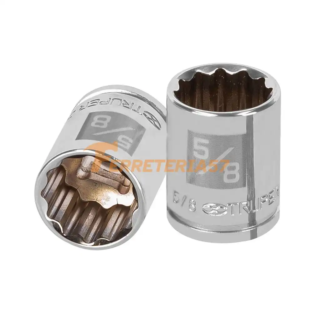 Dado de 5/8', 12 puntas, cuadro 3/8', Truper - 13586 - D-3820