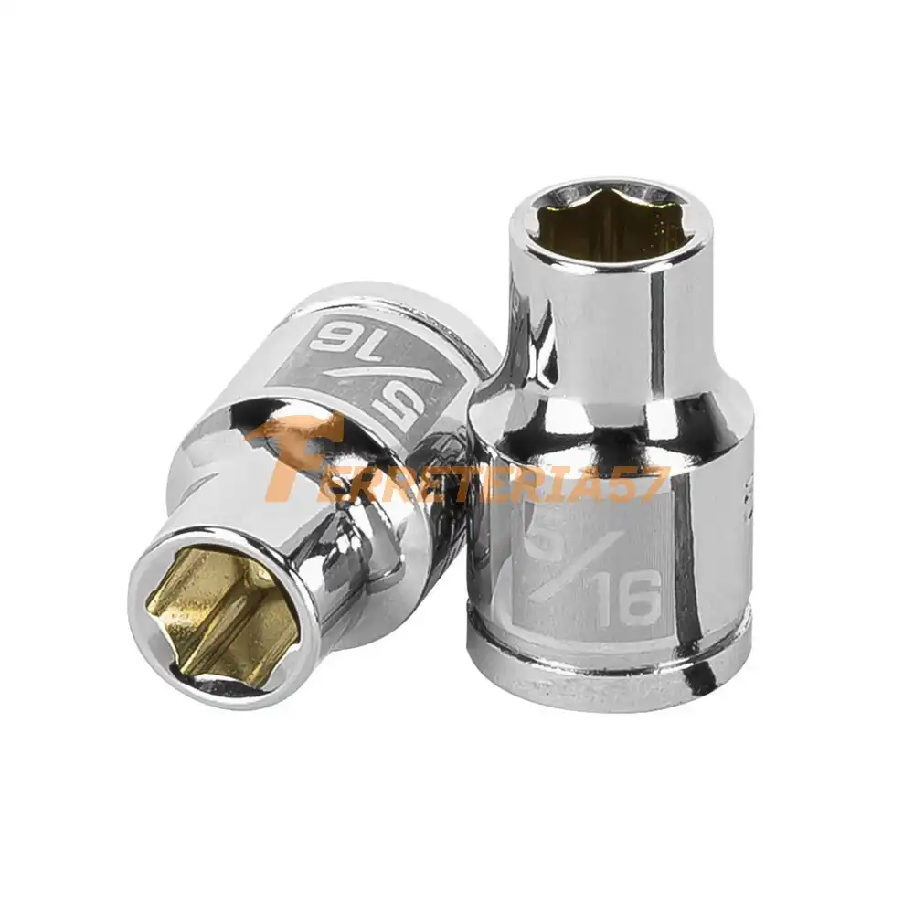 Dado de 5/16', 6 puntas, cuadro 3/8', Truper - 13606 - D-3810-H