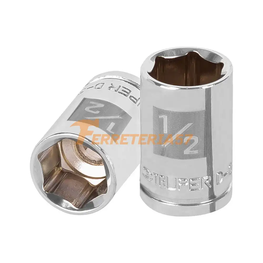 Dado de 1/2', 6 puntas, cuadro 3/8', Truper - 13609 - D-3816-H