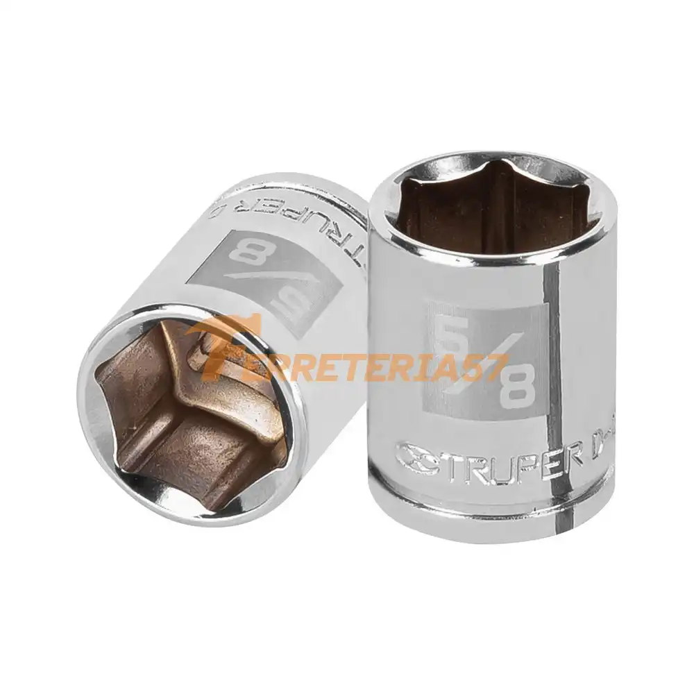 Dado de 5/8', 6 puntas, cuadro 3/8', Truper - 13611 - D-3820-H