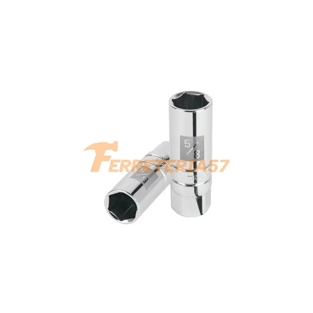 Dado para bujías de 5/8', 6 puntas, cuadro 3/8', Truper - 13655 - D-3820-B