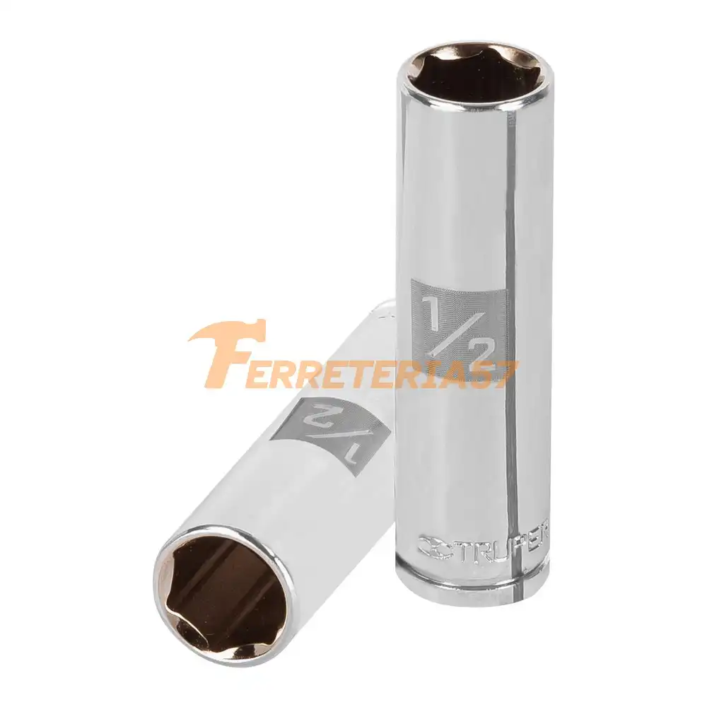 Dado largo de 1/2', 6 puntas, cuadro 3/8', Truper - 13714 - D-3816-HL