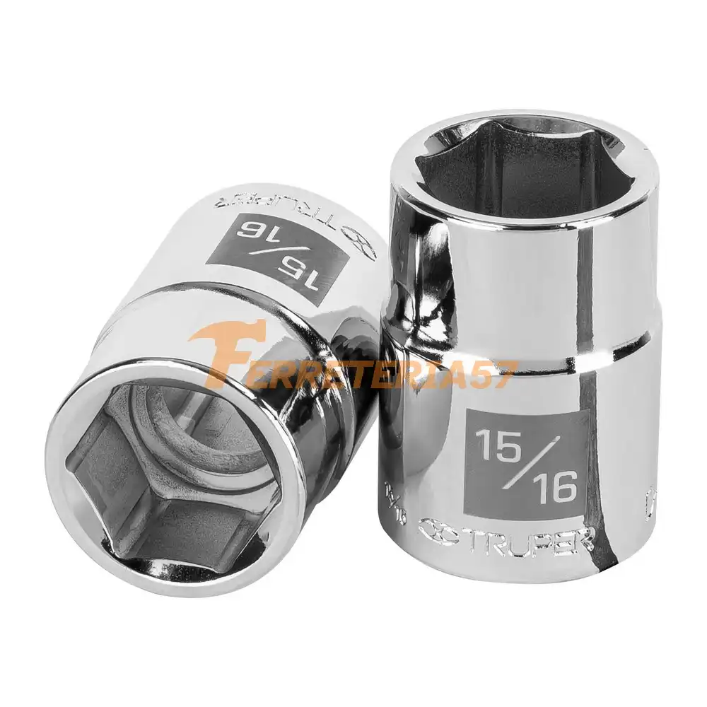 Dado de 15/16', 6 puntas, cuadro 3/4', Truper - 13823 - D-3430-H