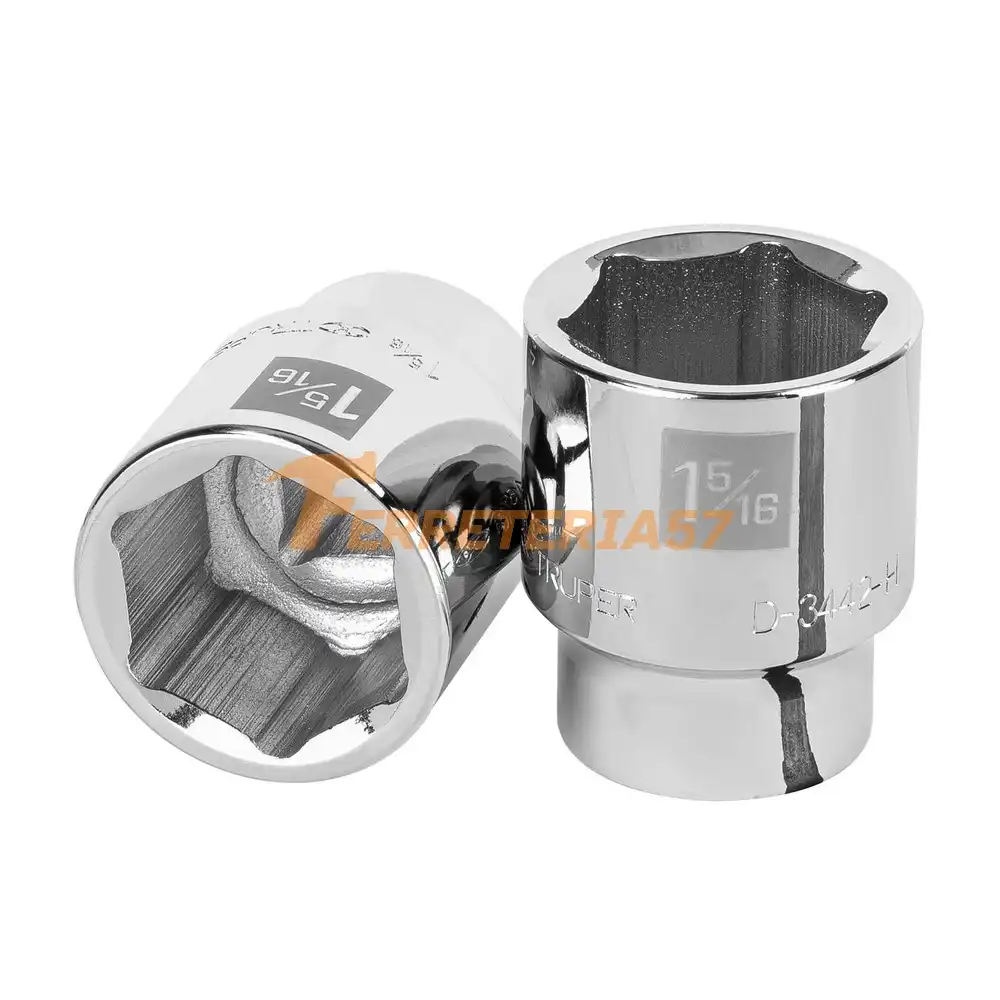 Dado de 1-5/16', 6 puntas, cuadro 3/4', Truper - 13829 - D-3442-H