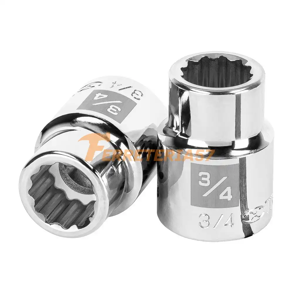 Dado de 3/4', 12 puntas, cuadro 3/4', Truper - 13850 - D-3424