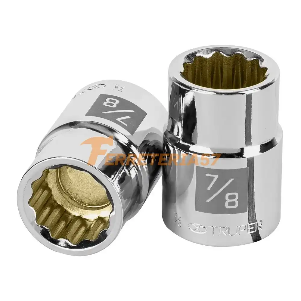 Dado de 7/8', 12 puntas, cuadro 3/4', Truper - 13852 - D-3428