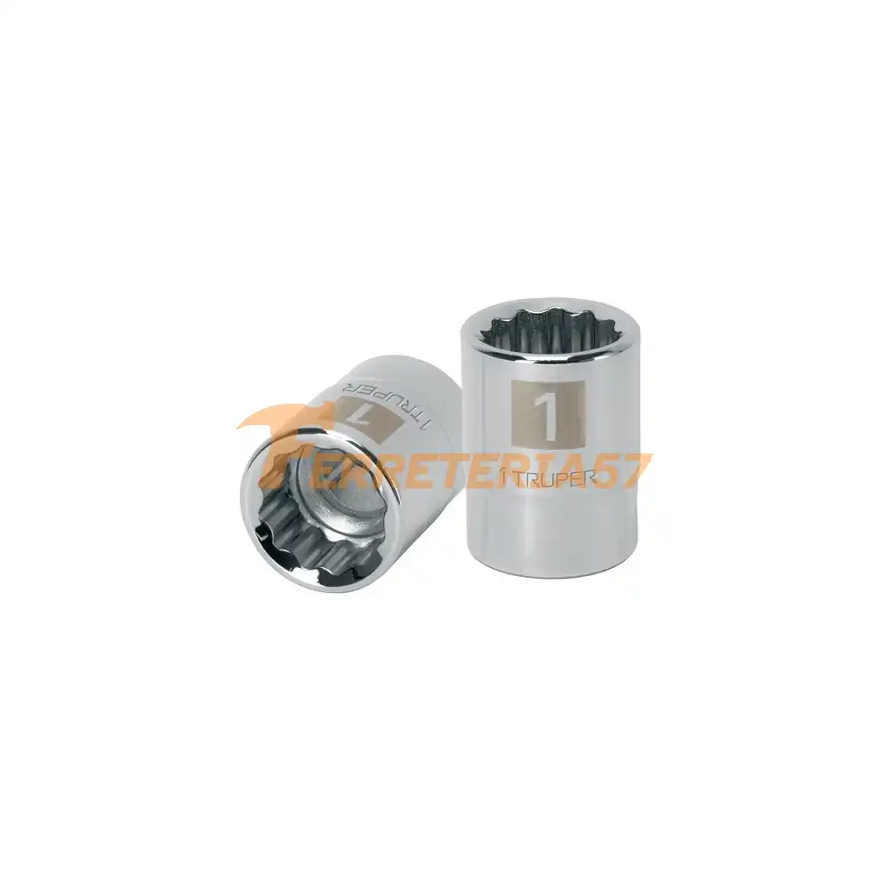 Dado de 1', 12 puntas, cuadro 3/4', Truper - 13854 - D-3432