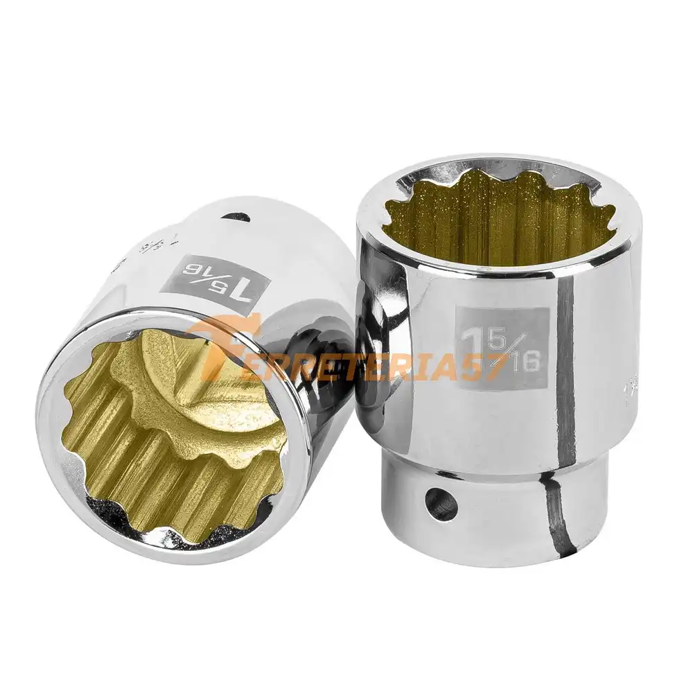 Dado de 1-5/16', 12 puntas, cuadro 3/4', Truper - 13859 - D-3442