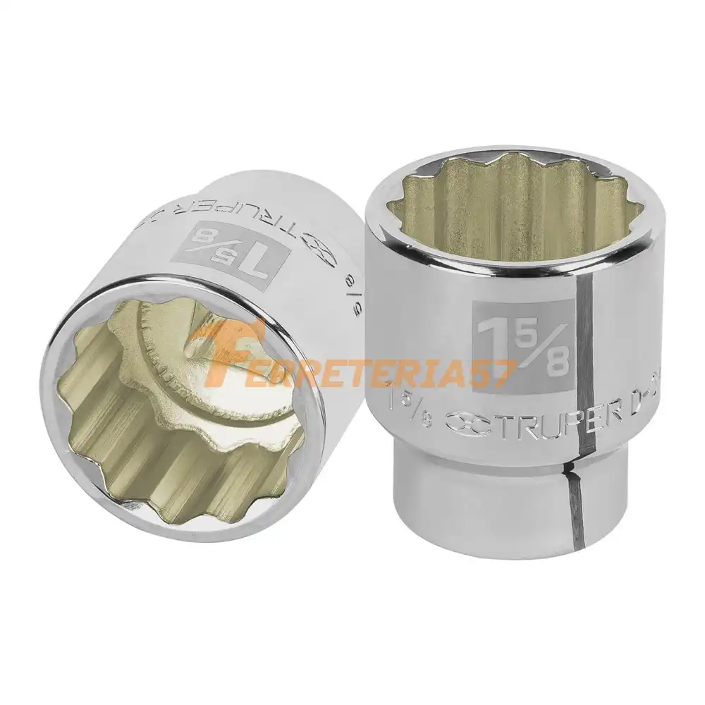 Dado de 1-5/8', 12 puntas, cuadro 3/4', Truper - 13864 - D-3452