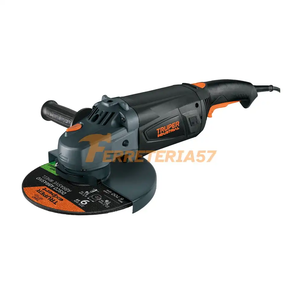 Esmeriladora angular 9', 2350W, TRUPER INDUSTRIAL - 16590 - ESMA-9N2