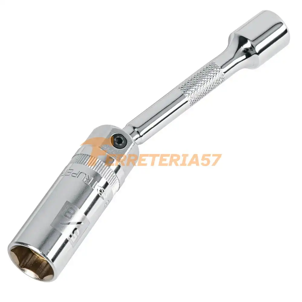 Dado p/bujías cuadro 3/8' articulado 5/8', extensión 6' - 16898 - D-3820-BE6