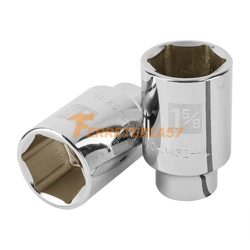 Dado largo de 1-5/8', 6 puntas, cuadro 3/4', Truper - 19349 - D-3452-HL
