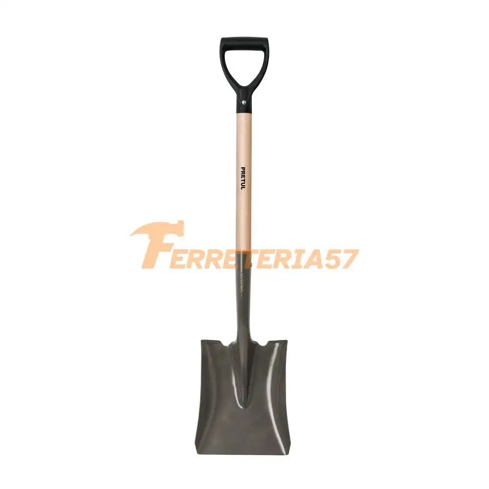 Pala cuadrada, puño 'D', Pretul - 22506 - PCD-P